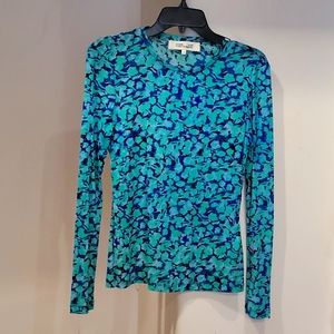 Diane Von Furstenberg mesh shirt